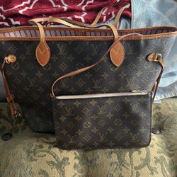 Louis Vuitton Neverfull MM Monogram-Rose Ballerine