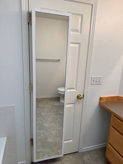 Cabidor Behind the door cabinet with mirror.