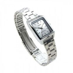 Casio LTP-V007D-2E Elegant Blue Dial Analog Stainless Steel Band Water Resistant