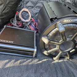 8in Dual Kicker Weatherproof W/ Amp