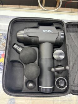LEGIRAL Deep Tissue Massage Gun Kit with Carrying Case & Attachments