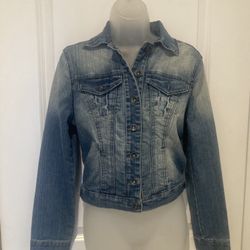 VINTAGE PARIS  BLUES  Jean Jacket Size Small. EXCELLENT CONDITION 