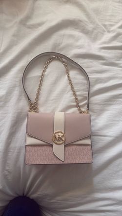 Light pink/white Michael Kors purse