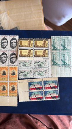 U S blocks Stamps  beautiful postage stamps