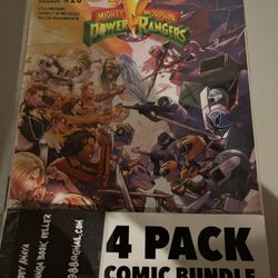Power Rangers 4 Pack Comic Bundle 