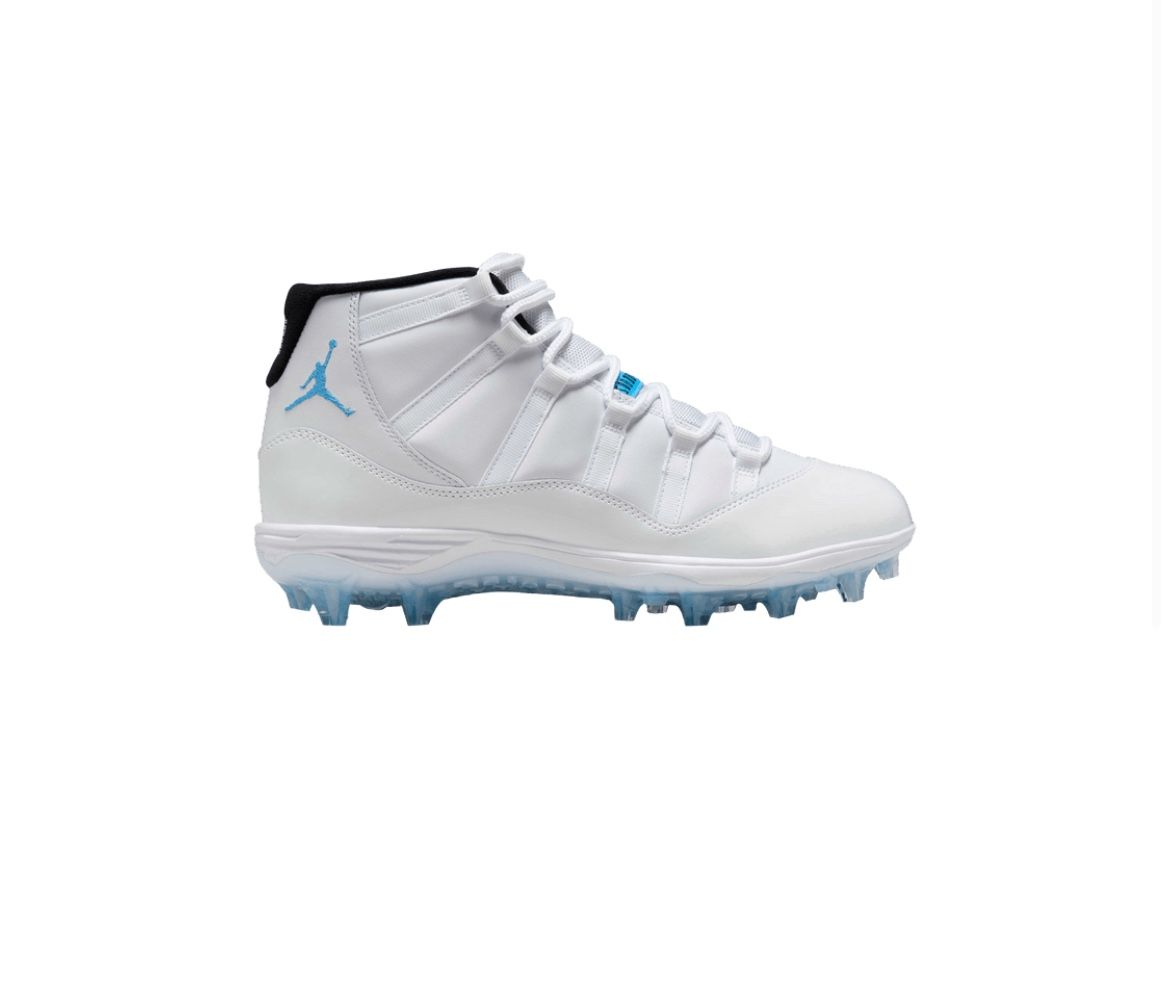 Air Jordan 11 Retro TD Cleat 'Legend Blue / Columbia' Sz 10