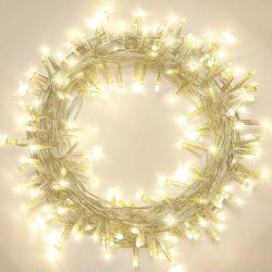 new 42.6FT Extra-Long 120 LED Battery Operated String Lights,8 Modes IP65 Waterproof Fairy String Lights with Timer Indoor/Outdoor for Christmas  LED 