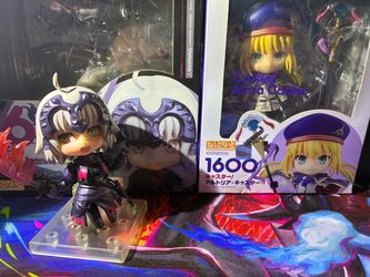 Good Smile Company Fate Grand Order Jeanne Alter 766 & Caster Artoria/ Altria Caster 1600 Open Box Used Nendroids
