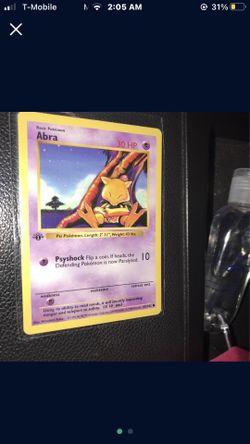 Abra 1st Edition Shadowless