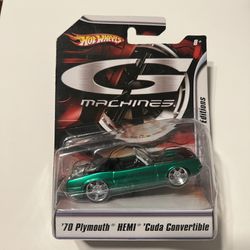 Hot Wheels G Machines 70 Plymouth HEMI CUDA