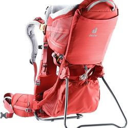 2024 Deuter Red Kid Baby Carrying Backpack Hiking 