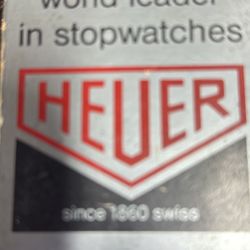 Heuer Stop Watch Needs Repair With Needle 