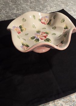 Hand Painted Ceramic Dish
