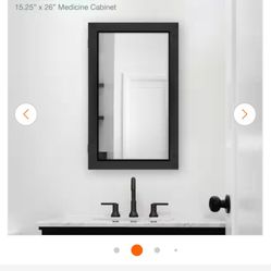 Glacier Bay Medicine Cabinet Brand New In Box Java Brown 