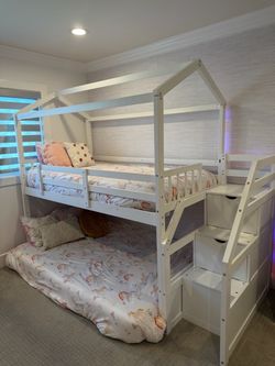 Peard Twin Over Full L-Shaped Bunk Bed by Harper Orchard