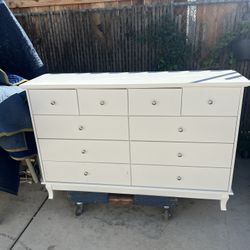 Large White Dresser 