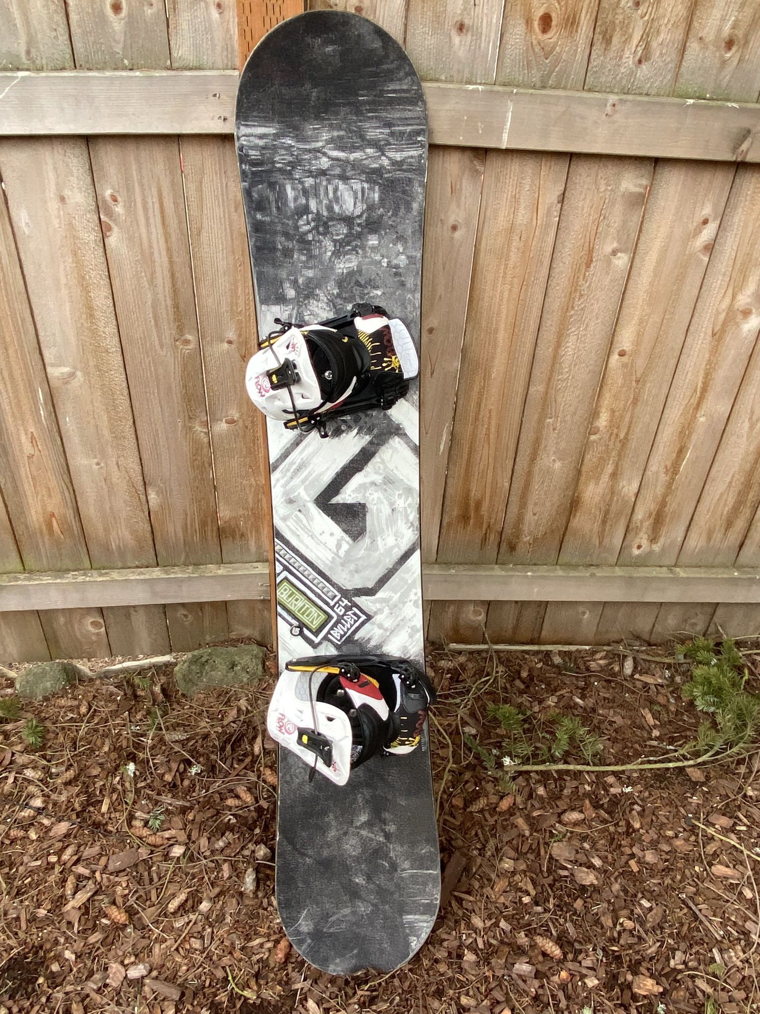 Burton Bullet 64 Snowboard With Bindings for Sale in Bellevue, WA