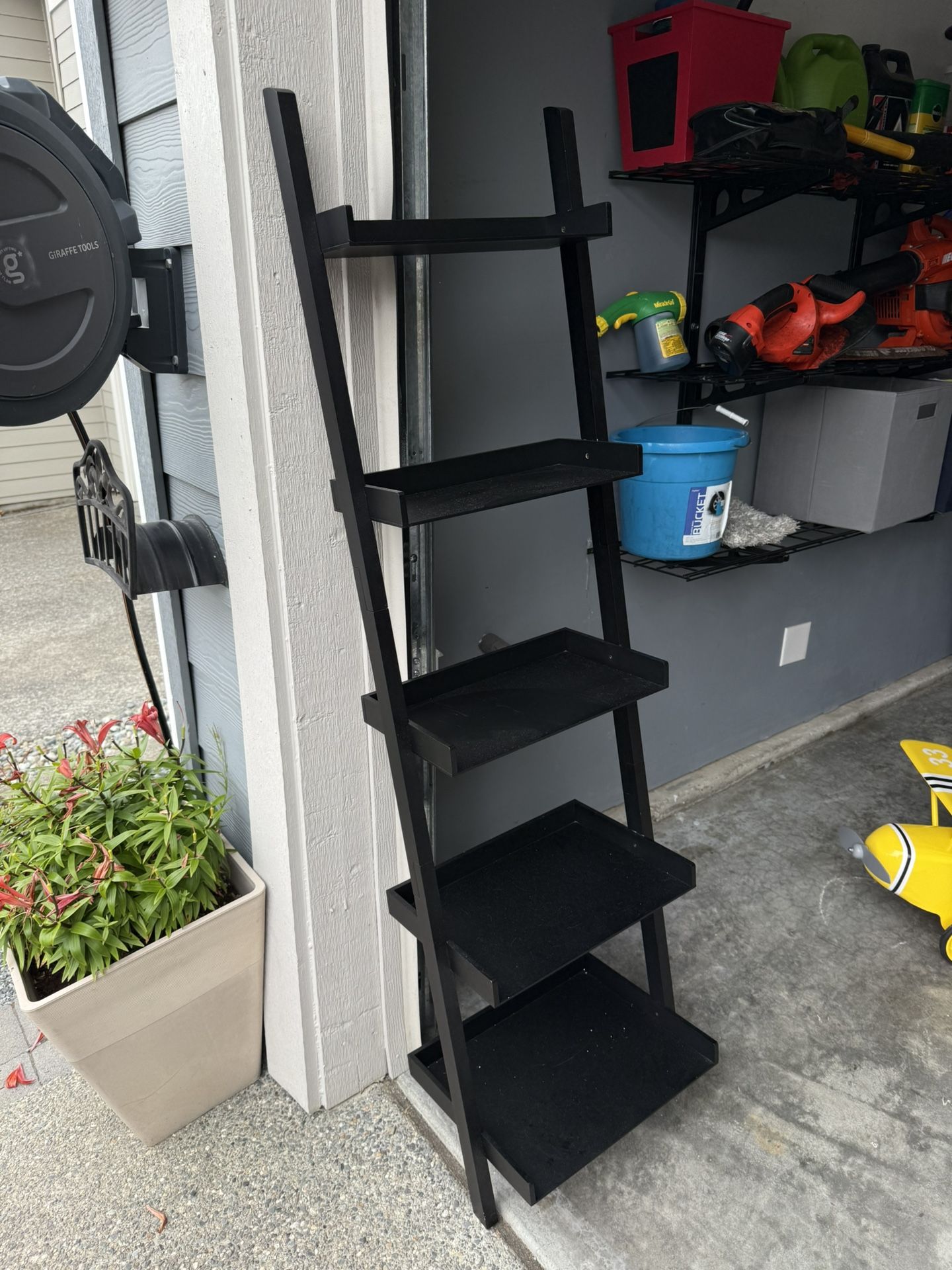 Black Ladder Shelf