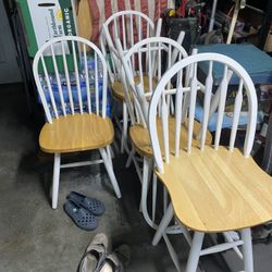 White Kitchen Table Chairs (6) 