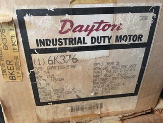 Dayton Motor 3/4 Hp