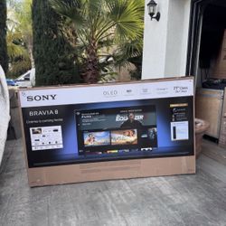 77” Sony bravía 8 4k oled hdr tv 
