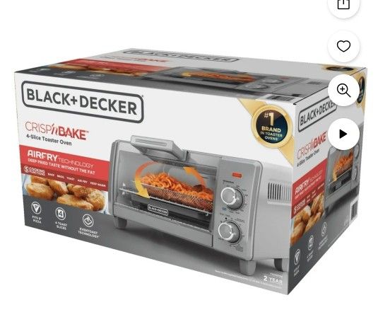 Black + Decker Toaster Oven And Air Fryer