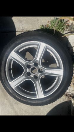 1 — 245/45r18 5x4.72 5x120 Stock Chevy Camaro S10 Bmw Wheel Rim Good 80% Treads Tire!!!