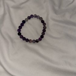 Purple protection, glass beads