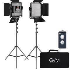 GVM 2 Pack LED Video Lighting 2300k-6800k