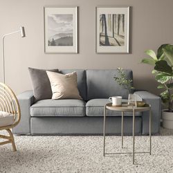 Gray IKEA KIVIK Loveseat couch (2 seater)