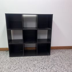 Mainstays 9-Cube Organizer Black 