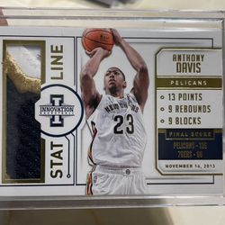 Anthony Davis Panini Innovation Stat Line Jersey #24 of 25