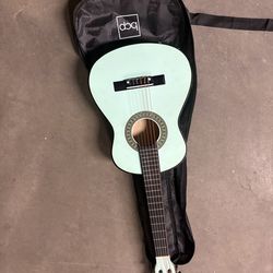 BCP guitar turquoise color