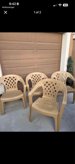 Plastic chairs