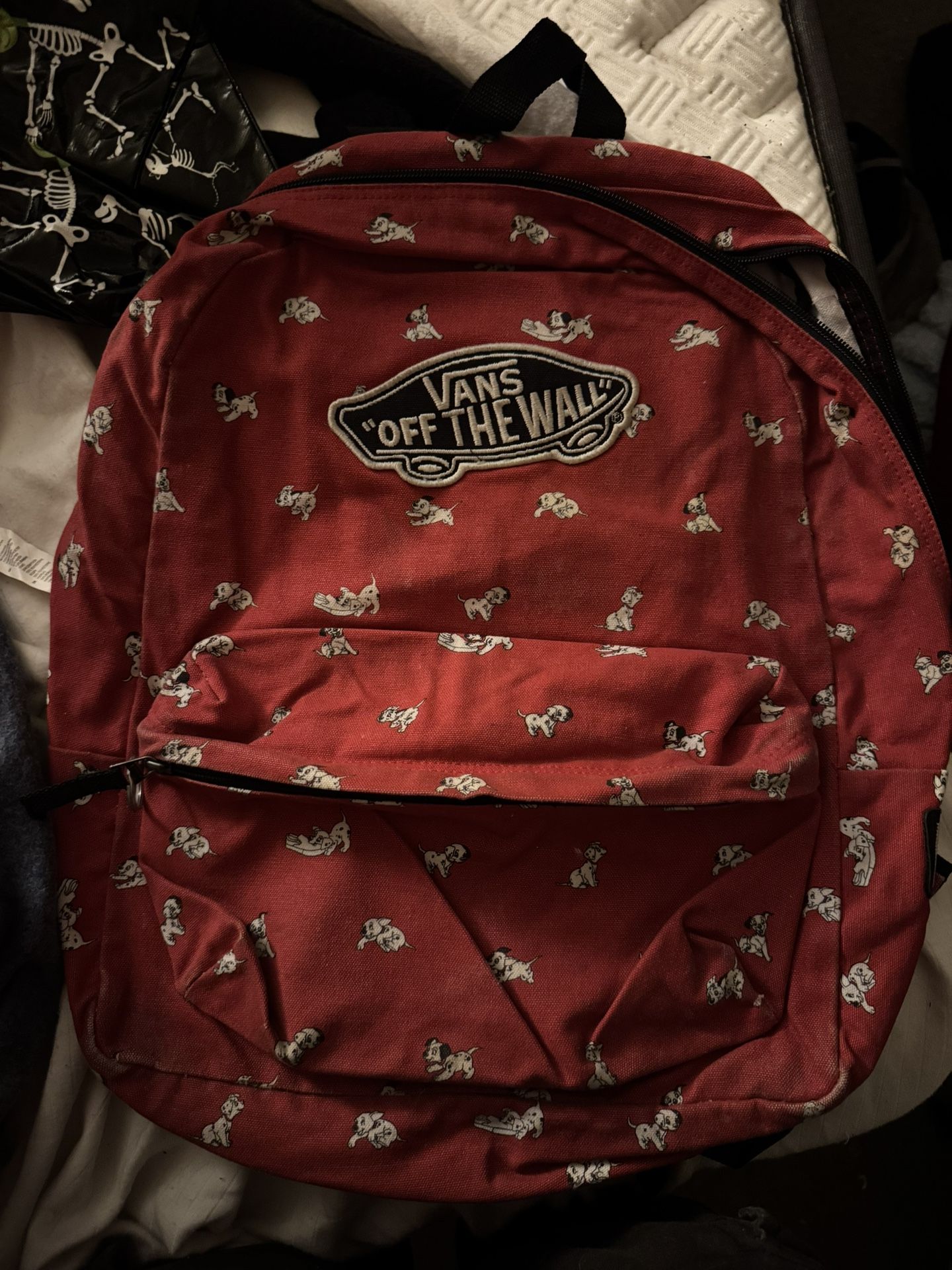 vans 101 dalmatian bookbag