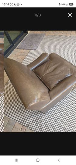 Faux Leather Chair