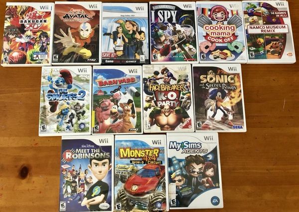 13 Wii Video Games Sonic Namco Museum Remix The Smurfs 2 Barnyard Etc For Sale In Winter Haven Fl Offerup