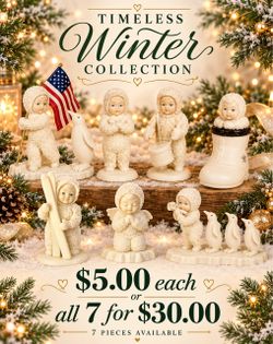 Snowbabies Timeless Winter Collection Figurines Set