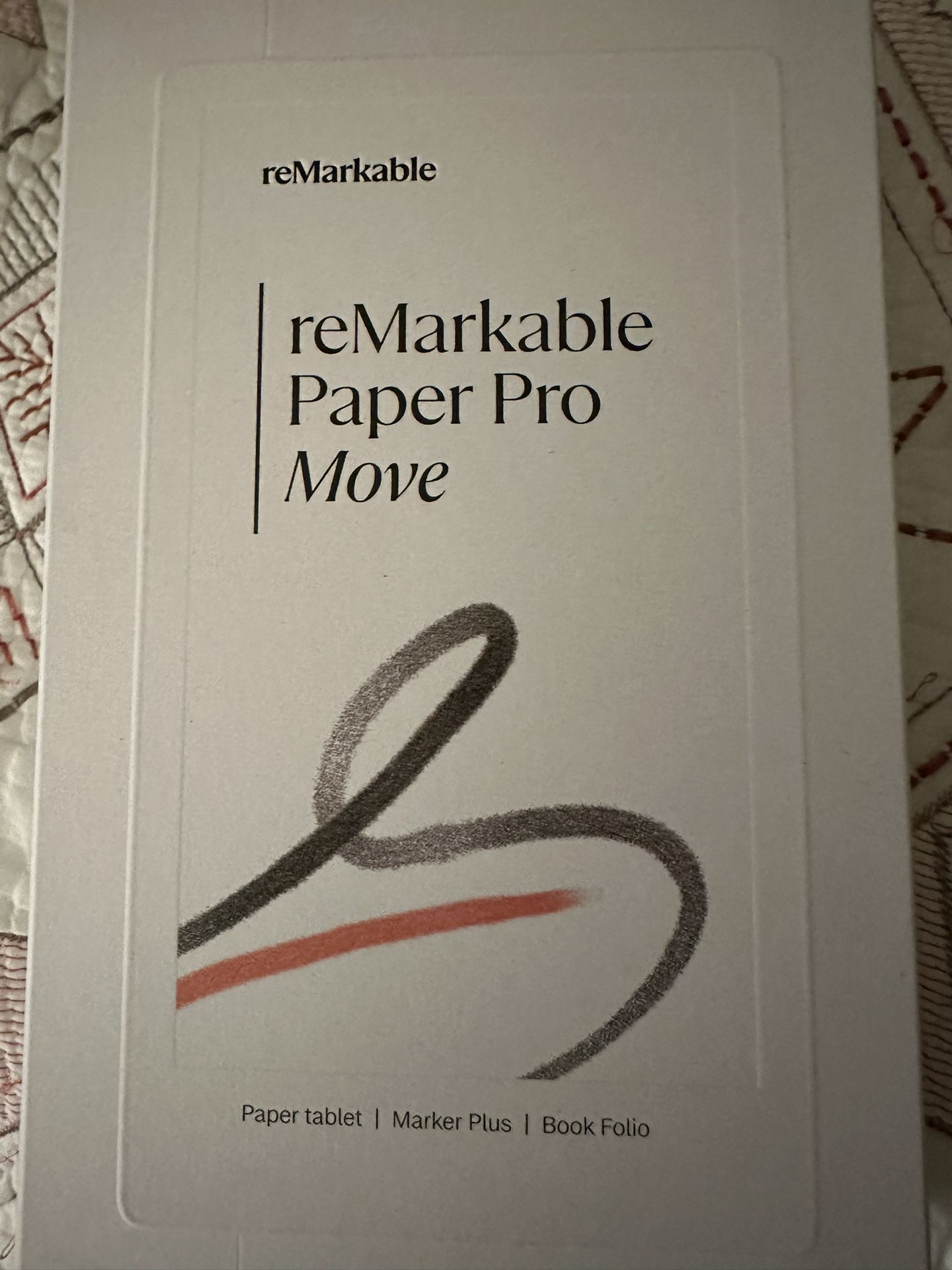 Remarkable Paper Pro Move With Folio And Marker Plus