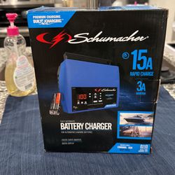 Schumacher - Battery Charger 15A Water Resistant