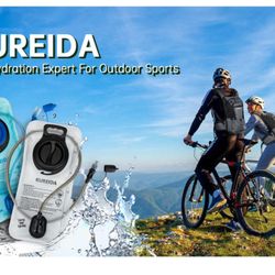 2 pack Hydration Bladder 2L,Leak Proof Water Reservoir,BPA Free,Wide Opening, Military Water Bladder Combined with Hydration Backpacks for Biking H