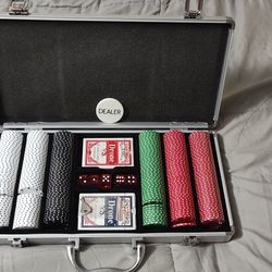 Poker Set With Locking Case