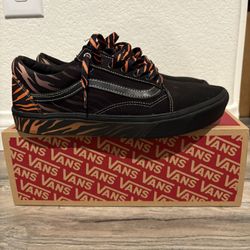 Tiger Print Vans Size 10 Men