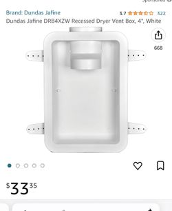 Recessed Dryer Went Box (new)