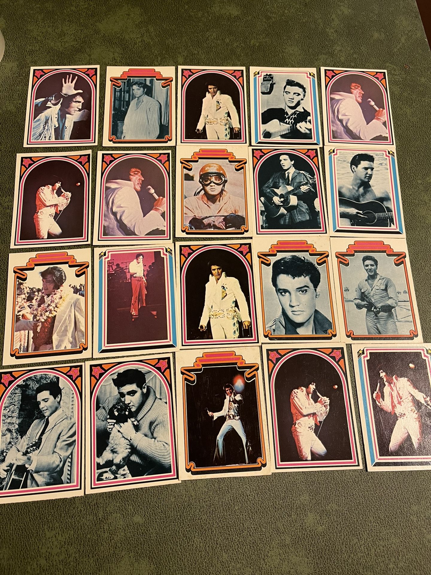 Lot of 20 Elvis Presley boxcar trading cards 1978 #3
