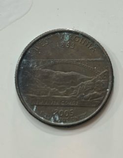 Moneda 1/4 De Dolar Wes Virginia
