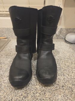 Harley-Davidson Women’s Leather Riding Boots – Size 7 – Excellent Condition