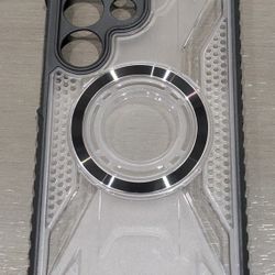 Samsung Galaxy S25 Ultra 6.9 Inch Clear Magsafe Black Case