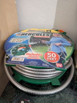 Hercules 50 ft Stainless Steel Garden Hose with Reel