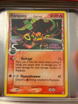 Revers holo delta species rayquaza mint condition ex  holon phantoms